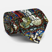 Baptist Buntglas-erwachsener Taufe-Jesuss Johannes Krawatte (Gerollt)
