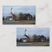 BAPTISTENkirche DES GESCHÄFTS-CARD-BOONVILLE Visitenkarte (Vorne/Hinten)