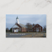 BAPTISTENkirche DES GESCHÄFTS-CARD-BOONVILLE Visitenkarte (Rückseite)