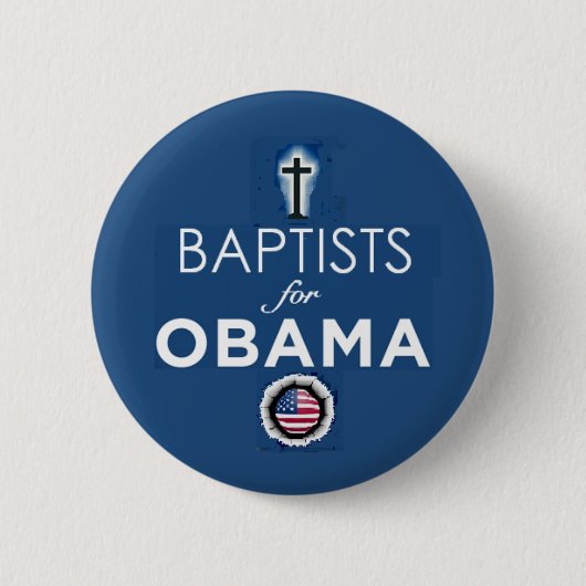 BAPTISTENobama-Knopf Button (Vorderseite)