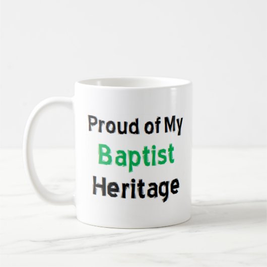 baptistische Erbe Kaffeetasse (Links)