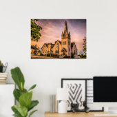 Baptistische Kirche von Windsor, Nova Scotia HDR. Poster (Heimbüro)