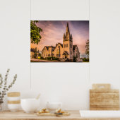 Baptistische Kirche von Windsor, Nova Scotia HDR. Poster (Küche)