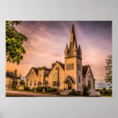 Baptistische Kirche von Windsor, Nova Scotia HDR. Poster (Vorne)