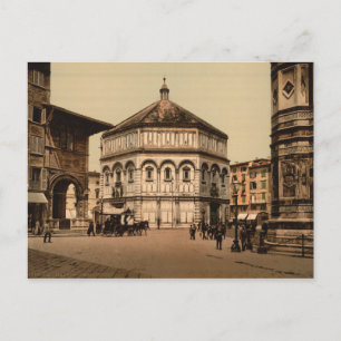 Baptistry, Florenz, Toskana, Italien Postkarte