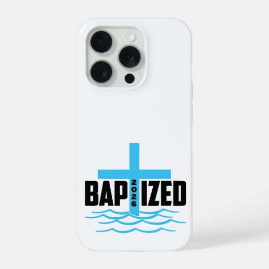 Baptized 2026 Christian Phone Case iPhone Hülle (Rückseite)