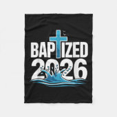 Baptized 2026 fleecedecke (Vorderseite)