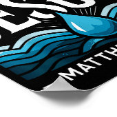 Baptized I Have Decided To Follow Jesus Baptism  Poster (Ecke)