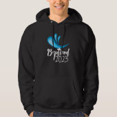 Baptized in Christ 2023 RCIA Catholic Baptism of t Hoodie (Vorderseite)