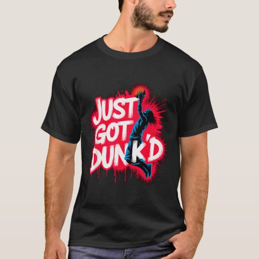 Baptized Jesus Just Got Dunked Baptism T-Shirt (Vorderseite)