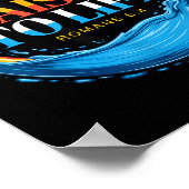 Baptized Raised To Life Romans 6-4 Christian Bapti Poster (Ecke)