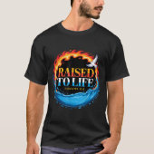 Baptized Raised To Life Romans 6-4 Christian Bapti T-Shirt (Vorderseite)