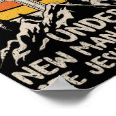 Baptized Under New Management See Jesus Baptism Ch Poster (Ecke)