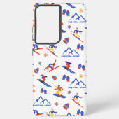 Baqueira Beret Spanien Ski-Snowboard-Muster Samsung Galaxy Hülle (Rückseite)