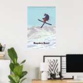 Baqueira-Beret Spanien Skigebiet Poster (Heimbüro)