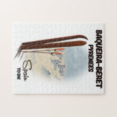 Baqueira-Beret Spanien Skiposter. Puzzle (Horizontal)