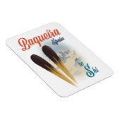Baqueira Spanien Reiseplakat Magnet (Rechte Seite)