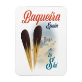 Baqueira Spanien Reiseplakat Magnet (Vertikal)
