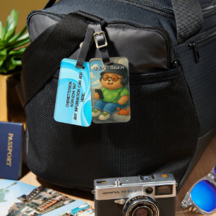 Bär 02 Kinder Gepäckanhänger