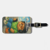 Bär 02 Kinder Gepäckanhänger (Vorderseite horizontal)