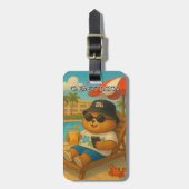 Bär 03 Kinder Gepäckanhänger (Vorderseite vertikal)