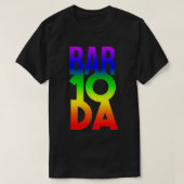 BAR 10 DA Barkeeper PRIDE Rainbow Funny Barkeeper T-Shirt (Design vorne)