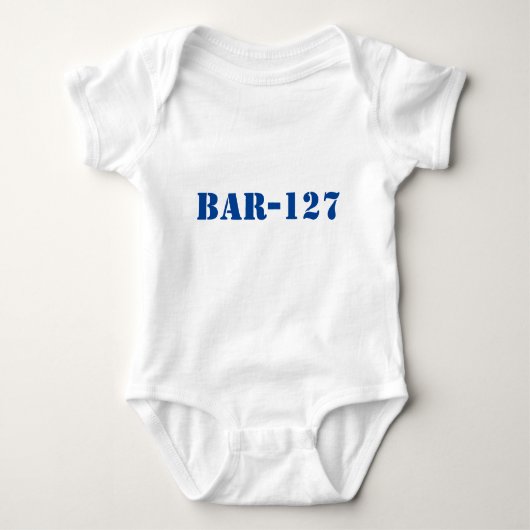 BAR-127 Bodysuit Baby Strampler (Vorderseite)