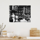 Bar: 1950 poster (Küche)
