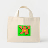 Bär 2 Bag Mini Stoffbeutel (Vorne)