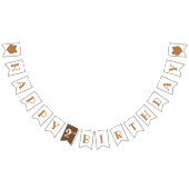 Bär 2. Geburtstag Wimpelkette (Alle)