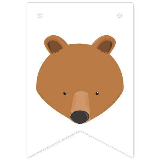 Bär 5. Geburtstag Wimpelkette (Erste Fahne)