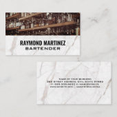 Bar | Alkoholflaschen Visitenkarte (Vorne/Hinten)