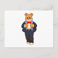 Bär als Bär mit Anzug