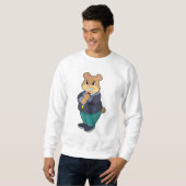 Bär als Bär mit Anzug Sweatshirt (Vorne ganz)