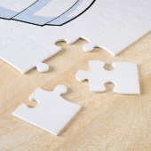 Bär als Braut mit Hochzeitskleid & Bilderrahmen.p Puzzle (Seite)