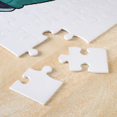 Bär als Bräutigam mit Anzug Puzzle (Seite)