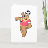 Bär als Fußballspieler mit Fußball.PNG Karte (Rückseite)