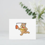 Bär als Läufer Postkarte (Stehend Vorderseite)