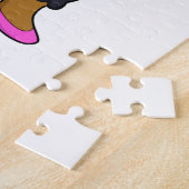 Bär als Lehrer mit Brille Puzzle (Seite)