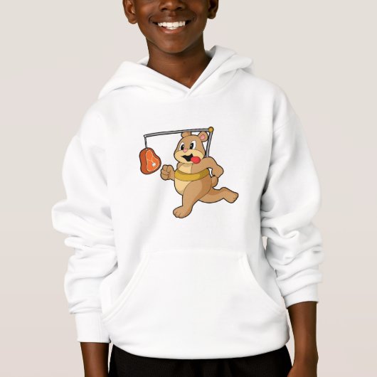 Bär als Runner Hoodie (Vorderseite)