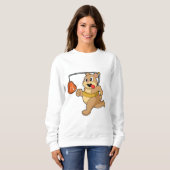 Bär als Runner Sweatshirt (Vorne ganz)