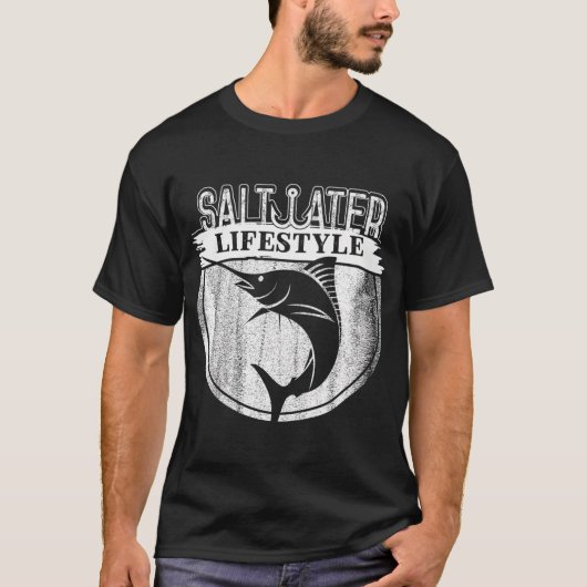 Bär Angelrute T-Shirt (Vorderseite)