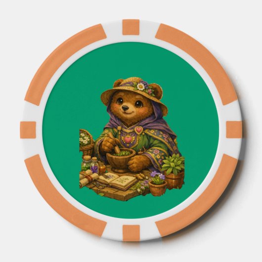 Bär Apotheker Pokerchips (Vorderseite)