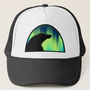 Bär Art Caps Aurora Native Art Bär Hut Karten Truckerkappe