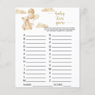 Bär auf Ballons \ Baby Item Game