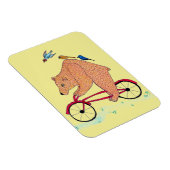 Bär auf dem Bike Magnet (Rechte Seite)