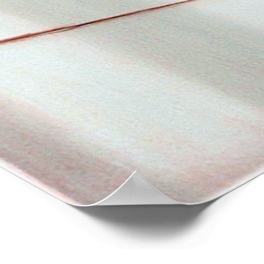 "Bär auf dem Fahrrad" Poster (Ecke)