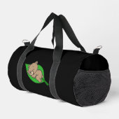 Bär auf einem kleinen Blatt Duffle Bag (Rechte Ecke)