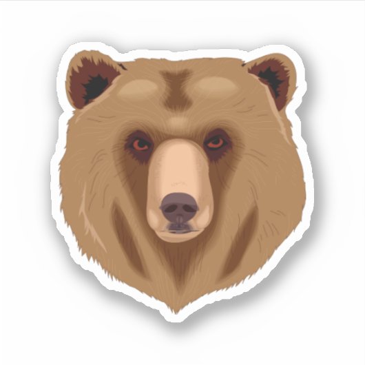 Bär Aufkleber (Vorderseite)
