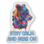 Bär Aufkleber (Vorderseite)